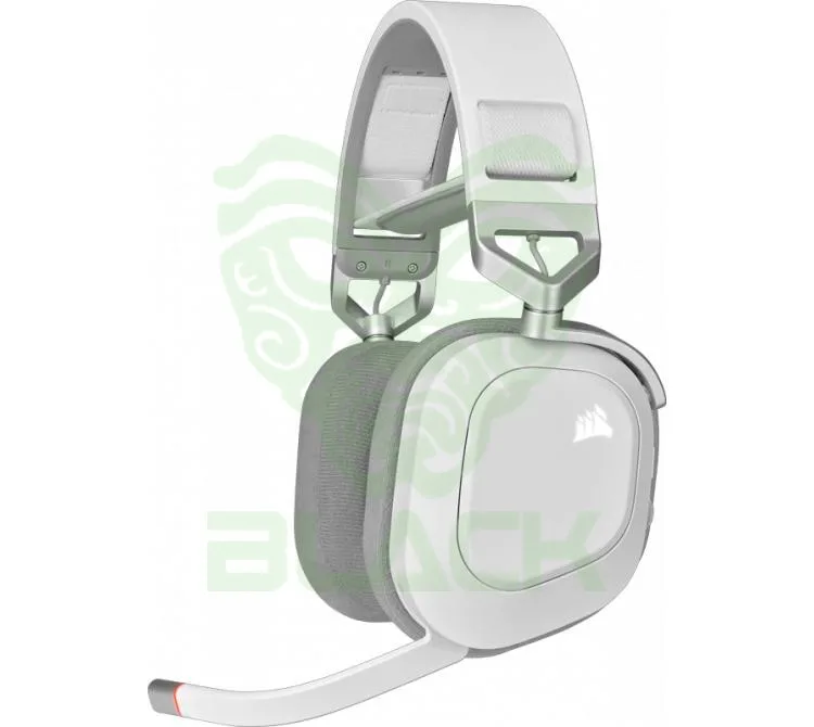AURICULARES GAMING CORSAIR HS80 RGB WIRELESS CON AUDIO ESPACIAL - BLANCO