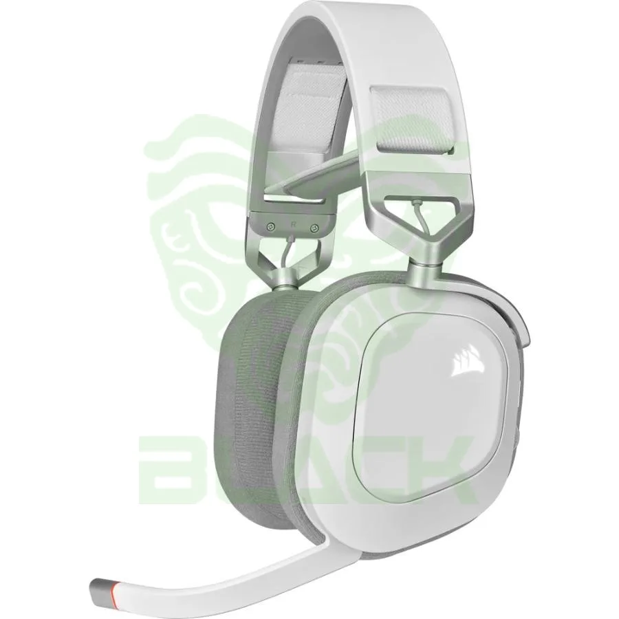 Auricular Corsair Gaming Hs80 RGB Wireless Spatial Audio White
