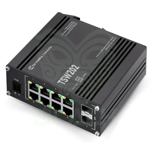 Teltonika Networks Switch Administrable Poe+ L2 8 Ports 10/100/1000