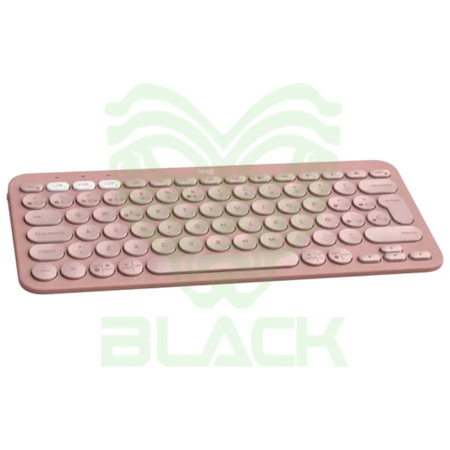 TECLADO MULTIDISPOSITIVO LOGITECH PEBBLE KEYS 2 K380S ROSA