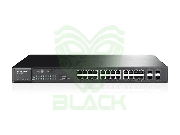 Switch Tp Link 24 Puertos GB Smart + 4sfp Poe+