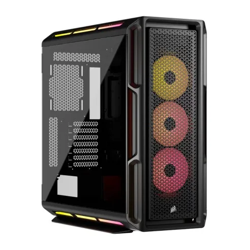 Gabinete Corsair Icue Link 5000t Lx RGB Mid Tower Negro