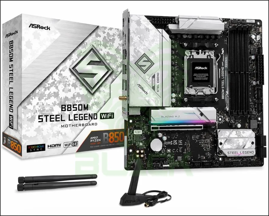 Mother Asrock (am5) B850M Steel Legend DDR5 (mb-b850m Slwifi
