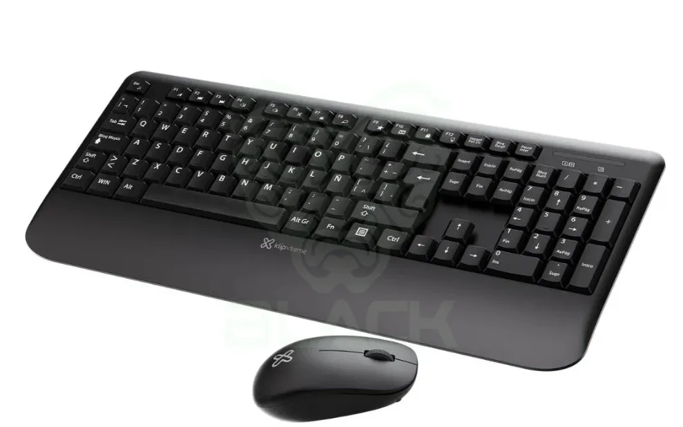 TECLADO INALAMBRICO KLIP XTREME COMBO Y MOUSE KLIPXTREME KCK-300S KEYROLL