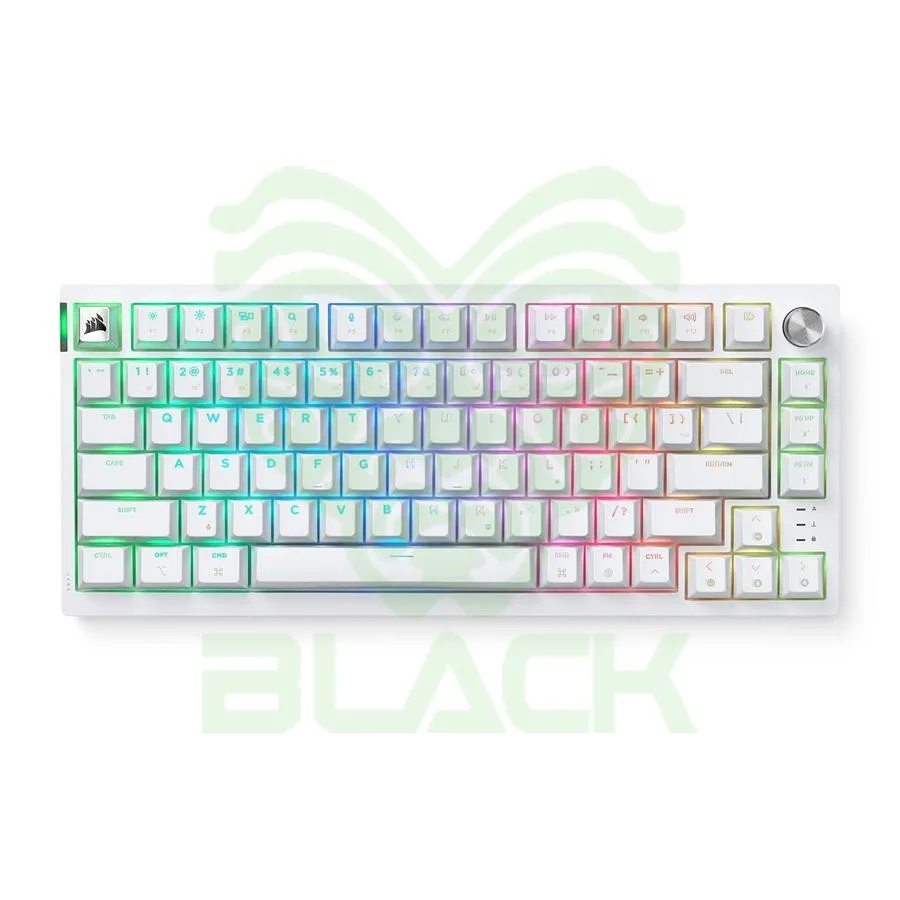Teclado Mecánico Corsair K65 Plus RGB Wireless Frost White En