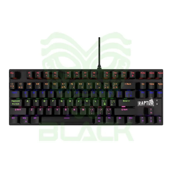 TECLADO RAPTOR FIRECLAW M87 MECANICO RETROILUMINADO SWITCH RED OUTEMU