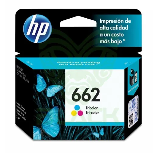 Cz104al Cartucho De Tinta Hp 662 Tri-color