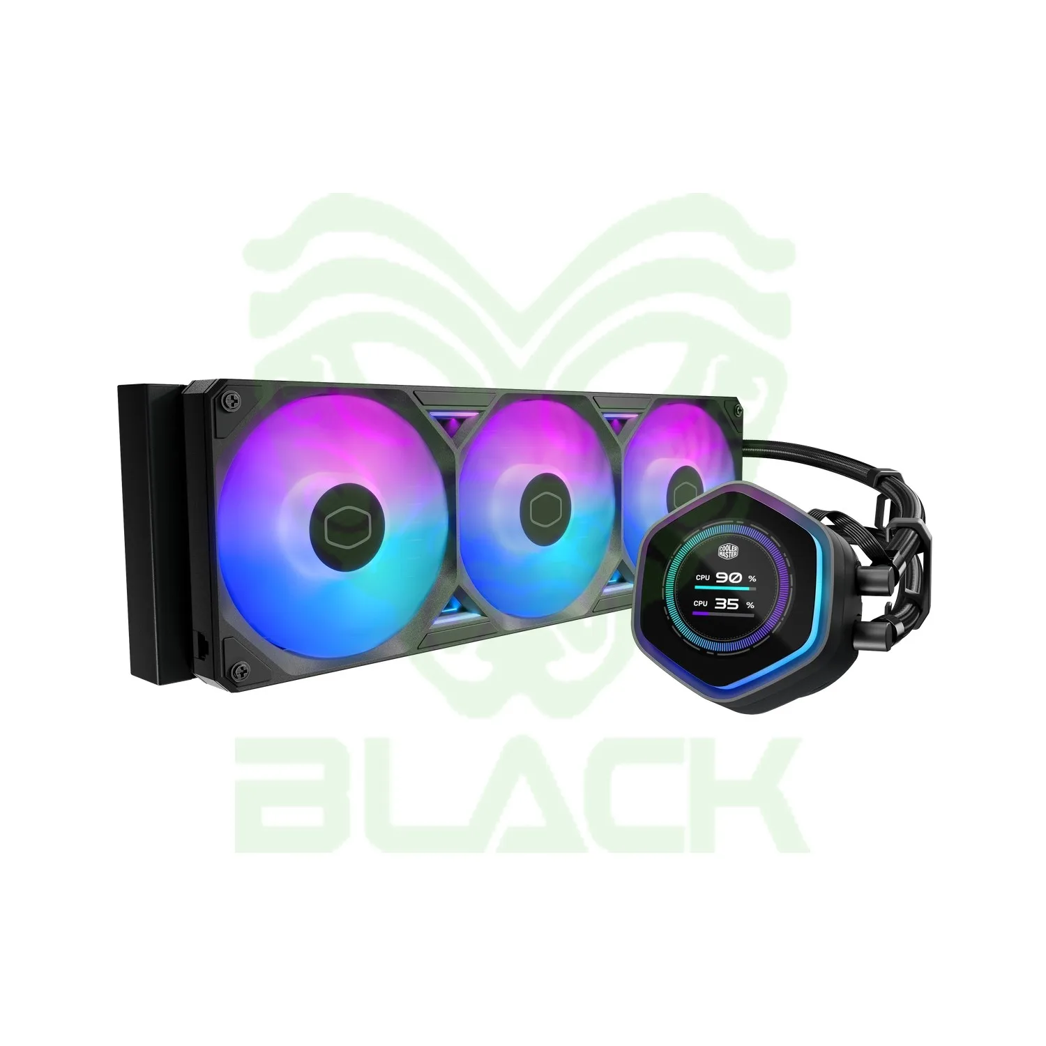 Water Cooler Cooler Master Cm Masterliquid Atmos II 360mm Lcd ARGB