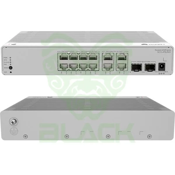 Switch Huawei Ebg 4p Ge 8pm 2,5ge 2-SFP 10ge Poe+(120w)