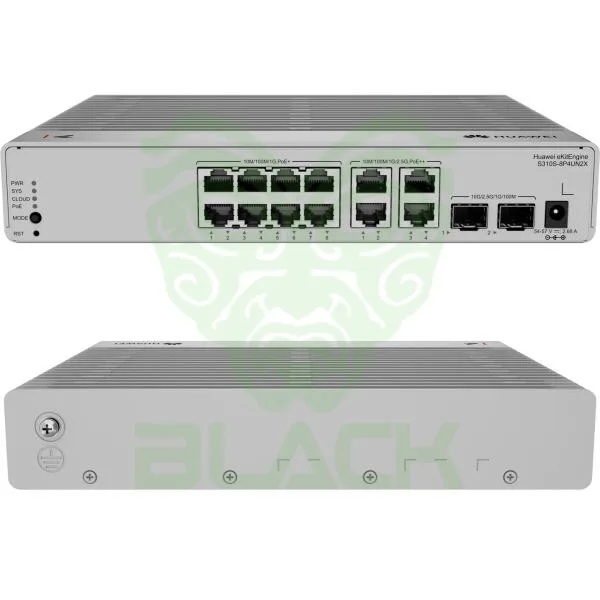 Switch Huawei Ebg 8p Ge 4pm 2,5ge 2-SFP 10ge Poe+(125w)
