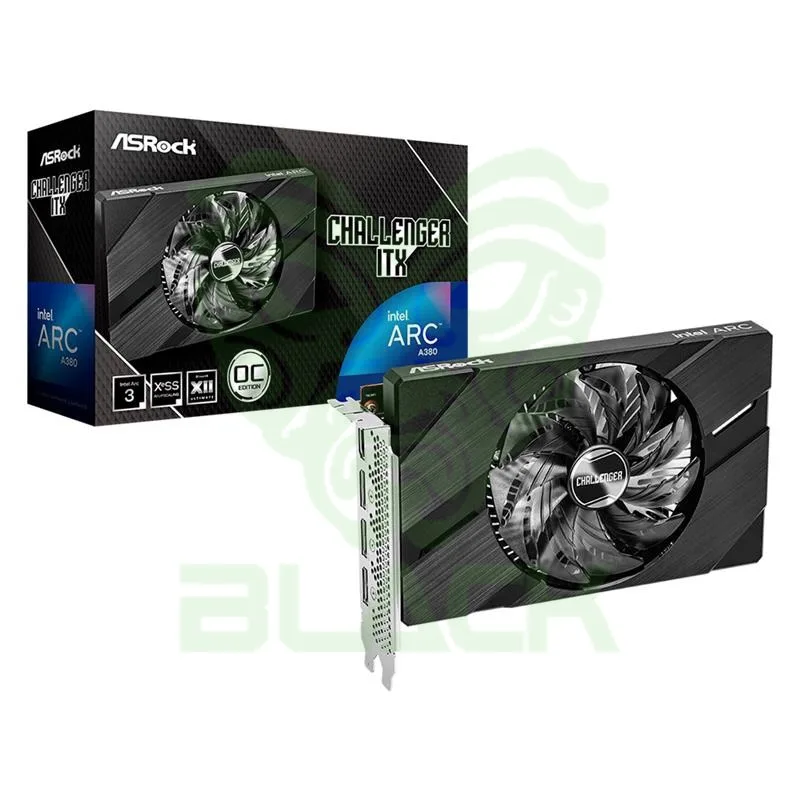 Placa De Video Arc A380 6GB Asrock INTEL Challenger ITX