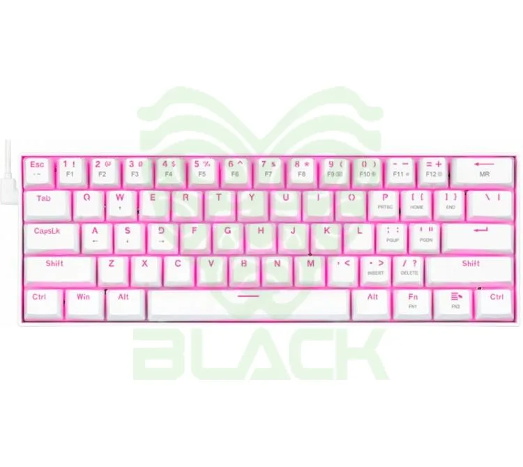 TECLADO MECANICO REDRAGON DRAGONBORN K630 RETROLUMINADO 60% OUTEMU BROWN WHITE