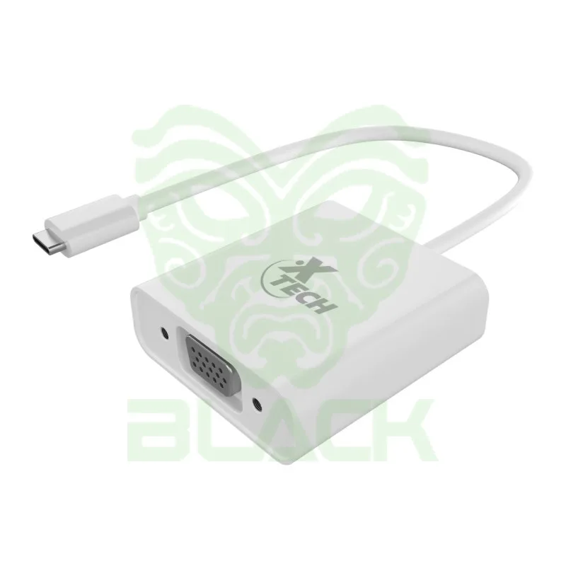 Adaptador Xtech USB Tipo C Macho A VGA Hembra