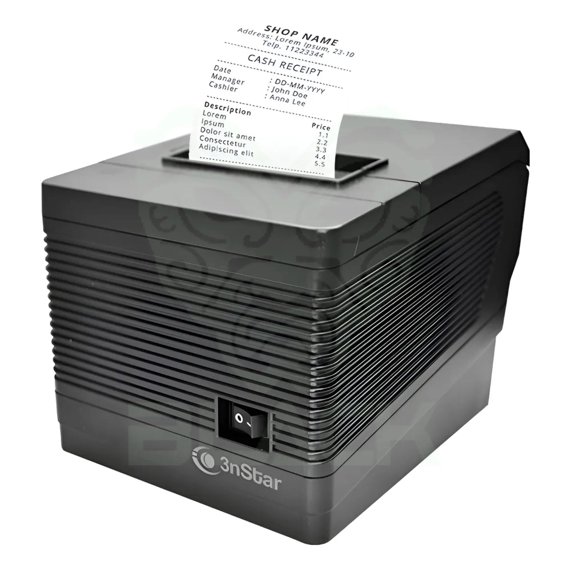 IMPRESORA TERMICA DE RECIBOS 3NSTAR RPT008 LAN+USB+SERIAL 80MM NEGRO