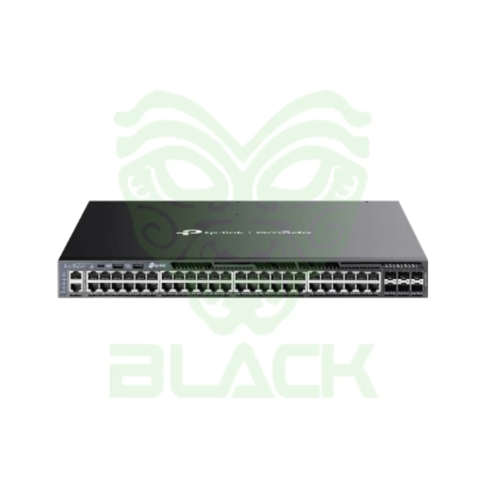 Tp-link Omada Sg6654xhp Switch Gestionado L3 Gigabit Ethernet (10/100/1000) Energía Sobre Ethernet (poe) 1u Negro