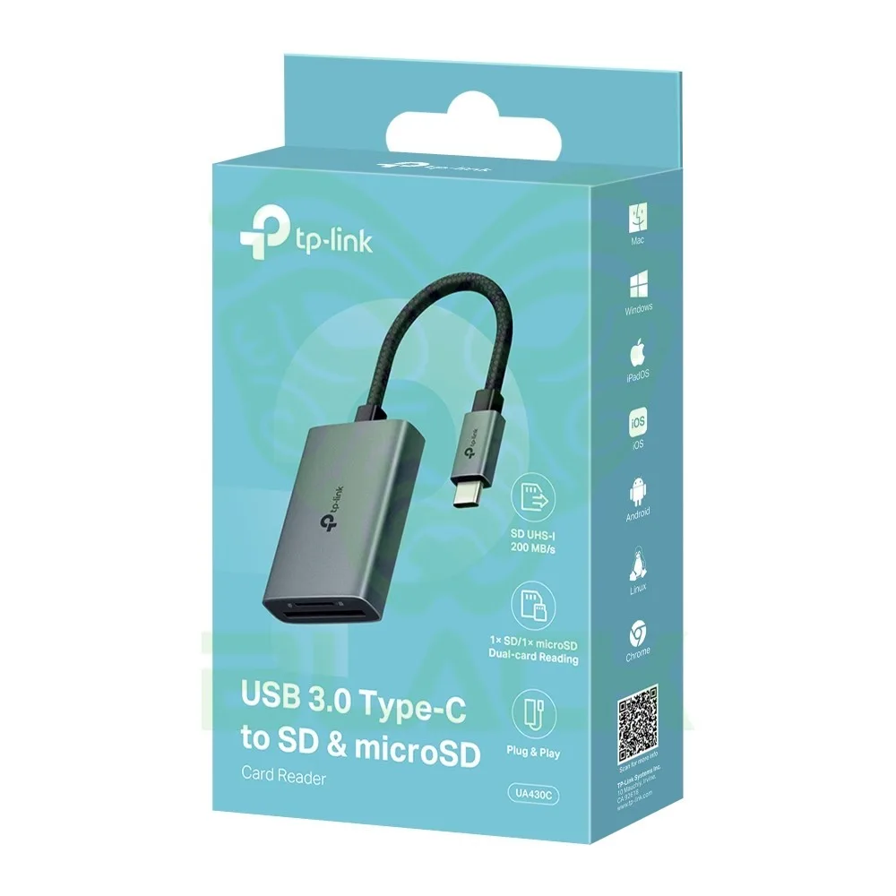 Acc.tp Link Usb3.0 Type-c To Sd & Microsd 3.0