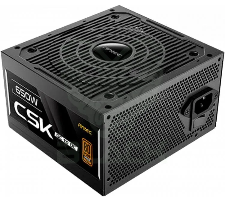 FUENTE ANTEC 650W 80 PLUS BRONZE ATX 3.1 PCIE 5.1 CSK650DC AR