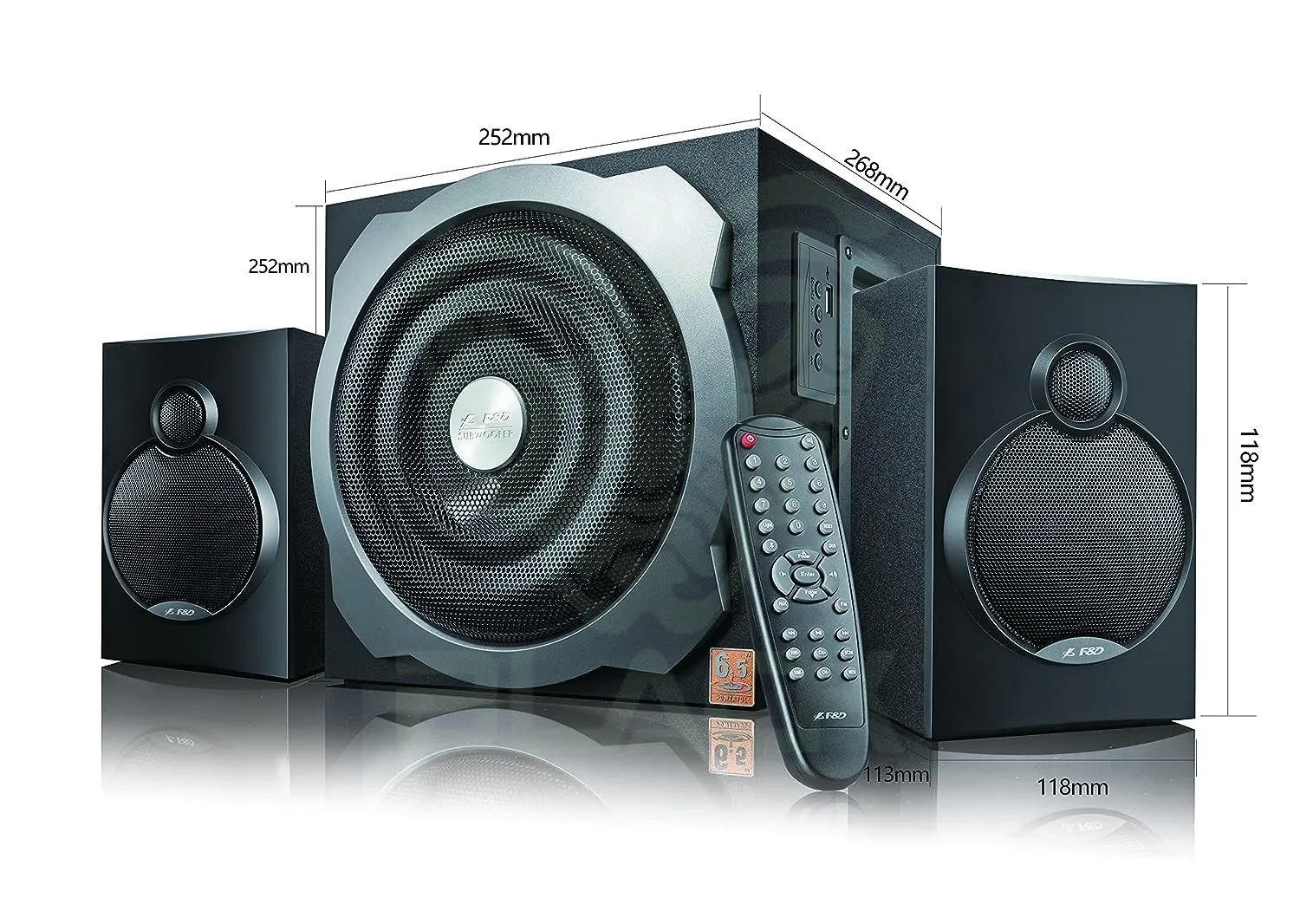 Parlante Fyd Fenda A521X Black 2.1