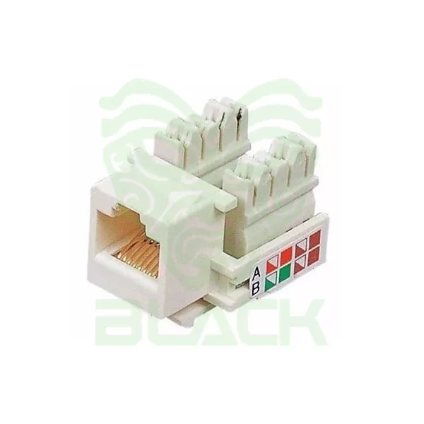 Jack Hembra RJ-45 Blanco Cat6 Premium Furukawa
