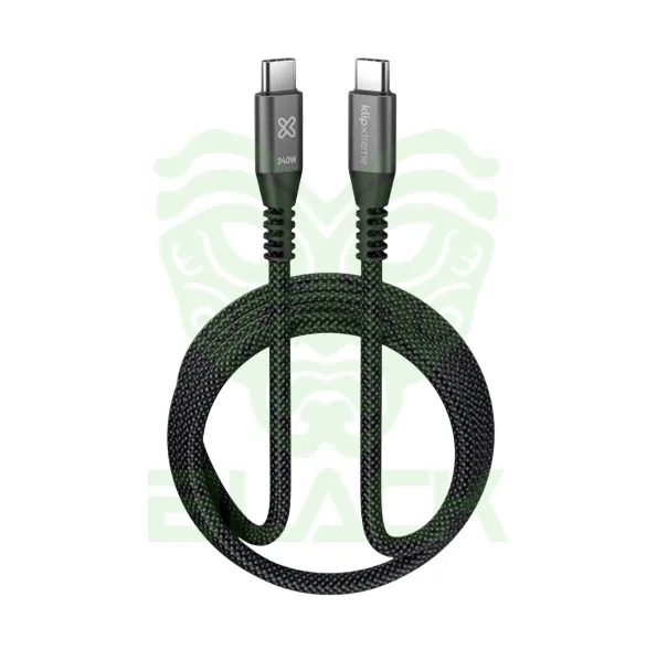 Cable Klipxtreme Kx Power Go 750 Kx Usb-c Cable 240w 480mbps 6ft3m Braided
