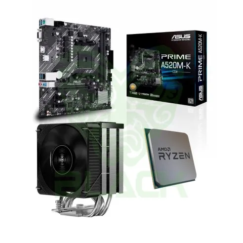 Combo Actualización AMD Ryzen 5 3400g + MB A520M + Cooler