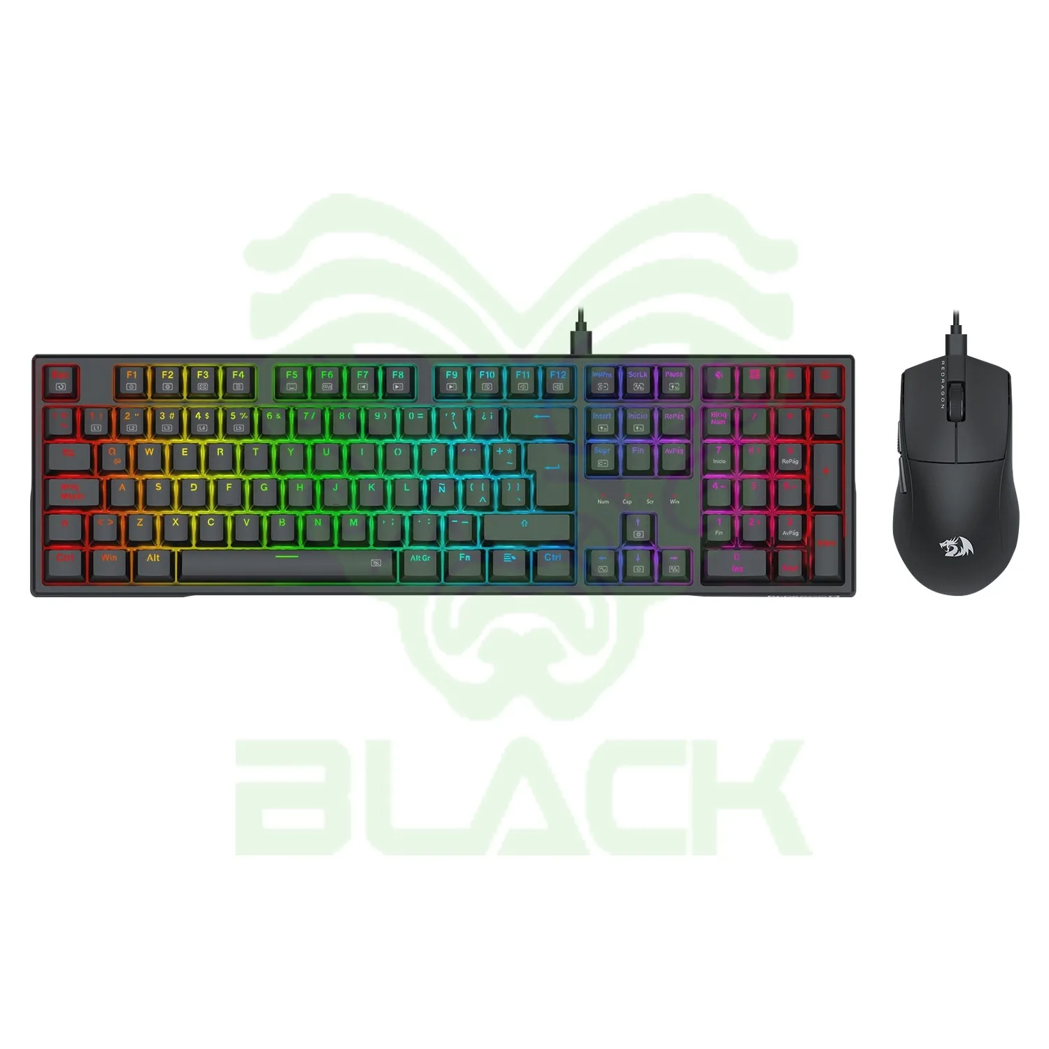 COMBO TECLADO Y MOUSE REDRAGON S146