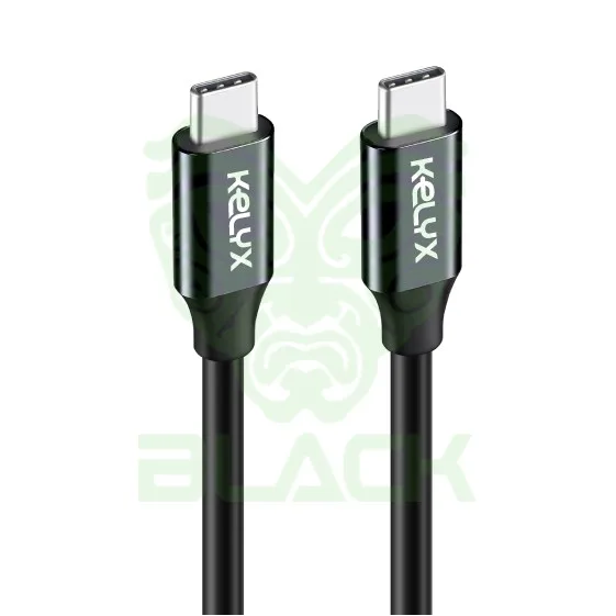 CABLE KELYX USB TYPE C A TYPE C 65W / 10GBP - 4K ULTRA HD 1MT