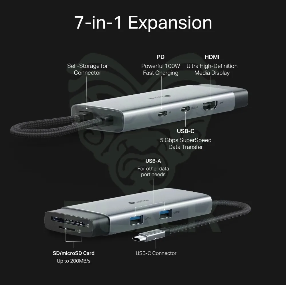 Acc.tp Link USB Type-c 7-PORT Hub
