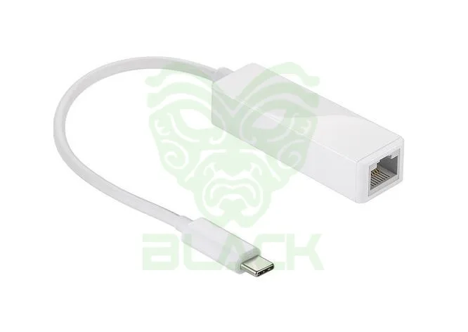 Cable Adaptador USB Tipo C A Ethernet Rj45 10100 Mbps