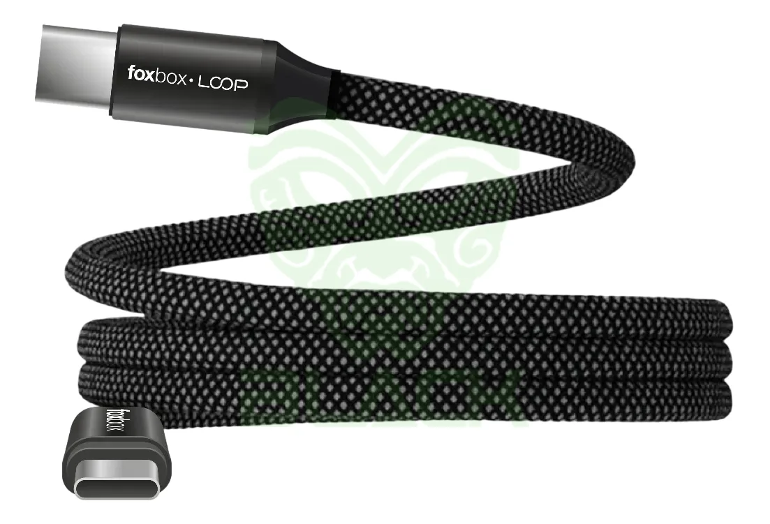 Cable Foxbox Magnetico Foxbox Loop Type C A Type C 60w Negro