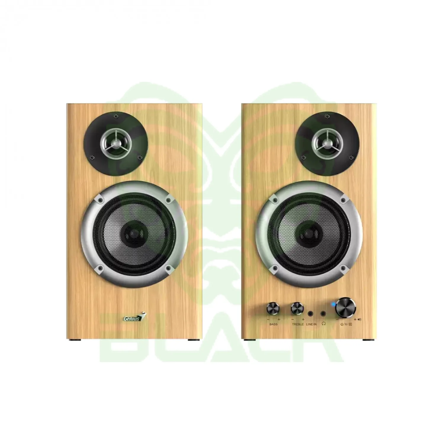 PARLANTE BLUETOOTH GENIUS SP-HF1812BT 50W PINE WOOD