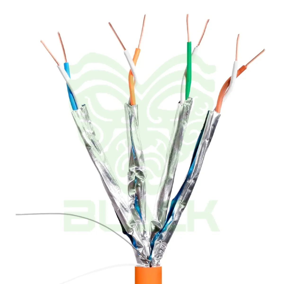 Copper, Trunk, Category 6a, Solid F/Utp, Lsoh-1, 6 Leg, Violet Cable, Expando, Zmax Hybrid, Black, Zmax Hybrid, Black, 12 Meter, T568B