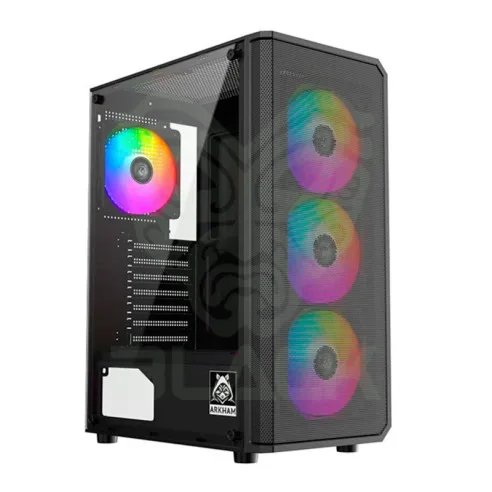 GABINETE ARKHAM MEL 4X FAN ARGB ATX