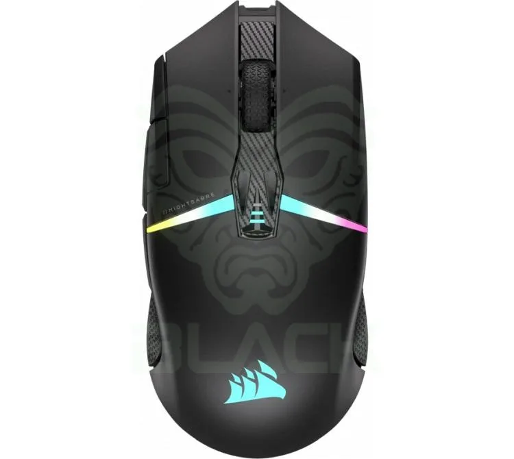 Mouse Corsair Nightsabre Slipstream Wireless 2.4GHz Bluetooth 1ms RGB 26k 100hs