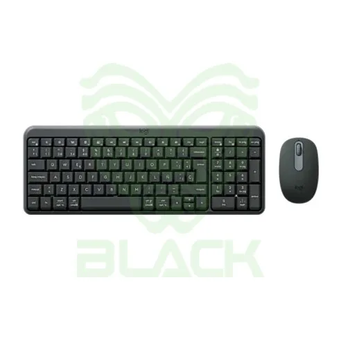 TECLADO Y MOUSE LOGITECH MK250 WIRELESS BLACK