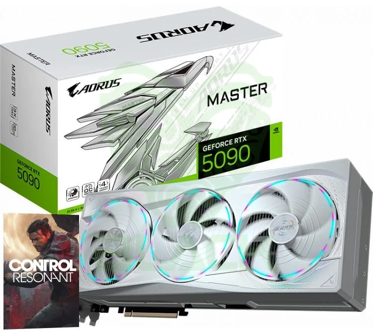 Placa De Video Gigabyte Aorus Geforce Rtx 5090 32GB Gddr7 Master Ice
