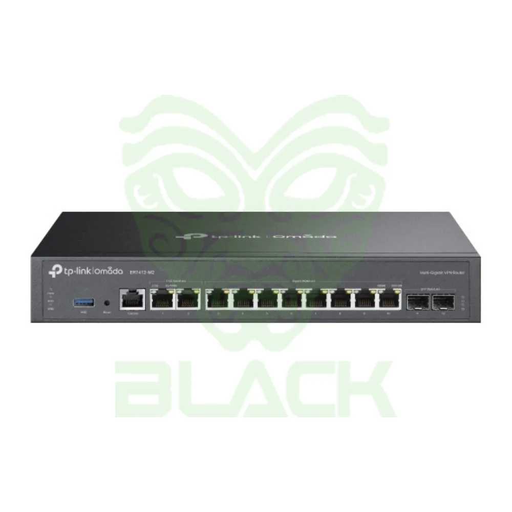Disco M.2 Nvme Tp-link Omada Er7412- Router Gigabit Ethernet, Gigabit Ethernet 2.5" Negro