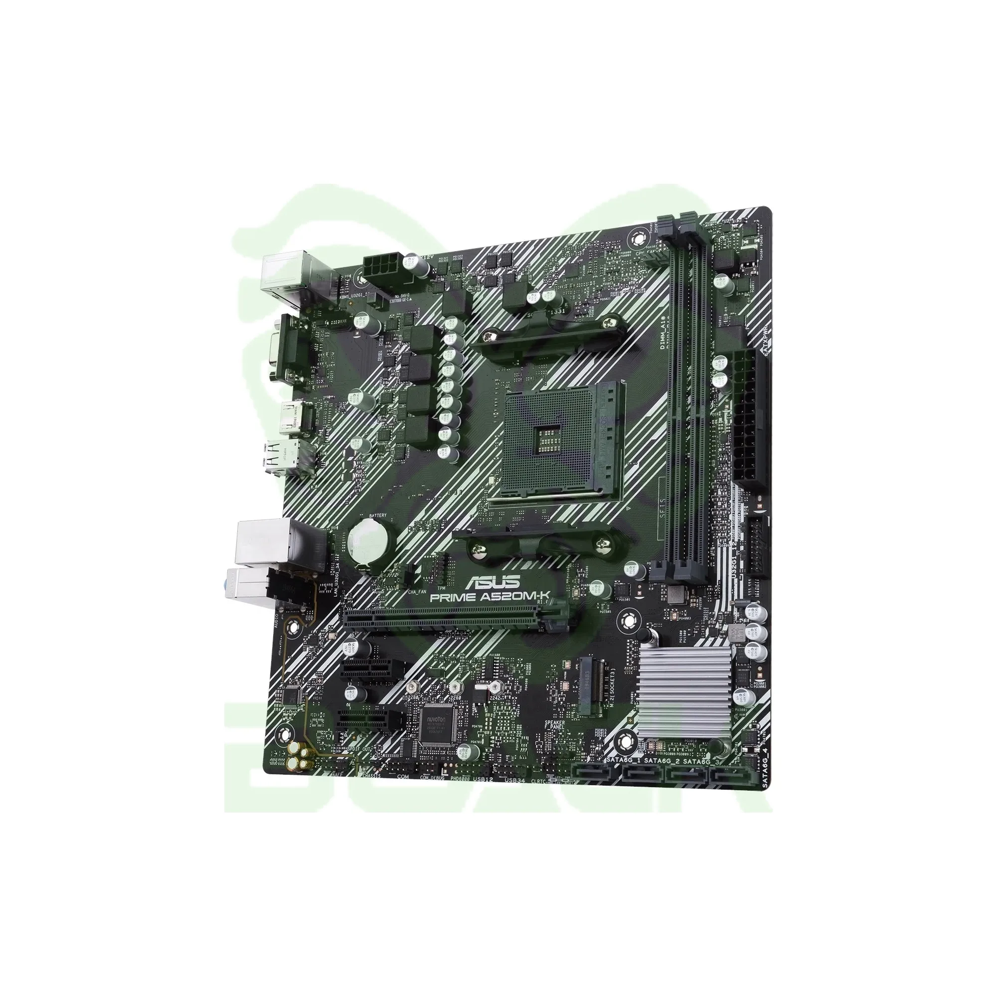 KIT MOTHER ASUS PRIME A520M-K + PROCESADOR AMD RYZEN 5 5600GT 4.6GHZ TURBO AM4 + WRAITH STEALTH COOLER