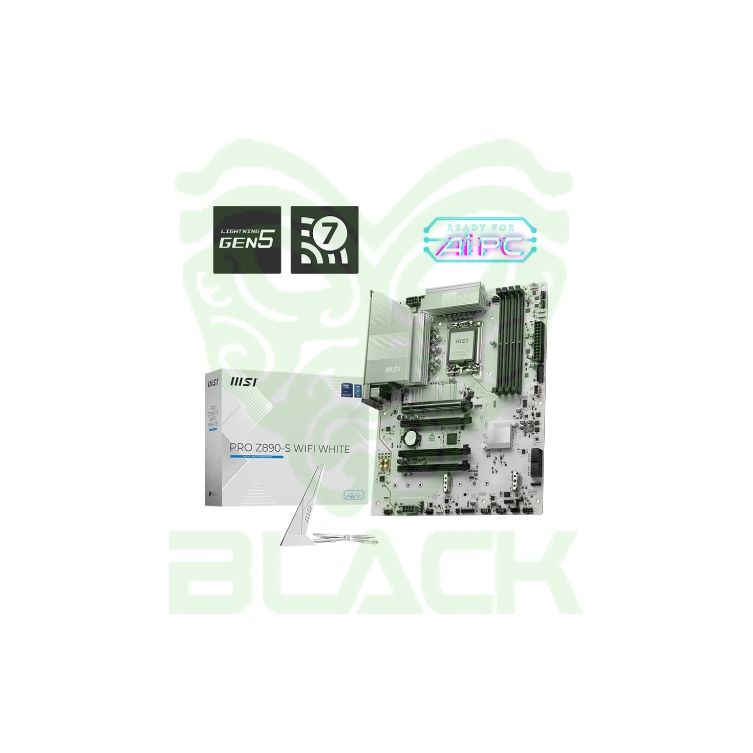 MOTHERBOARD MSI PRO Z890-S WIFI WHITE LGA1851 DDR5