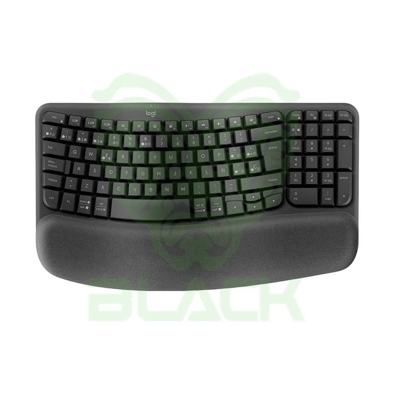 TECLADO INALÁMBRICO LOGITECH ERGONÓMICO WAVE KEYS GRAPHITE