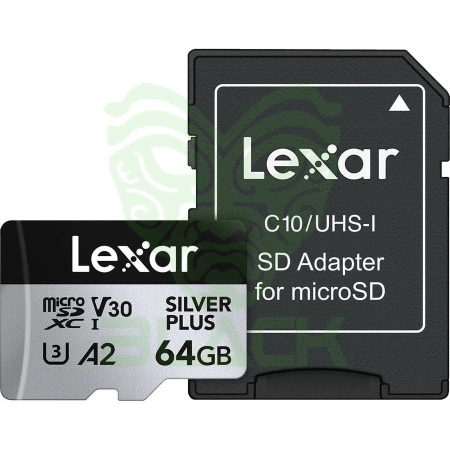 TARJETA MICRO SD LEXAR SILVER PLUS 64GB UHS-I