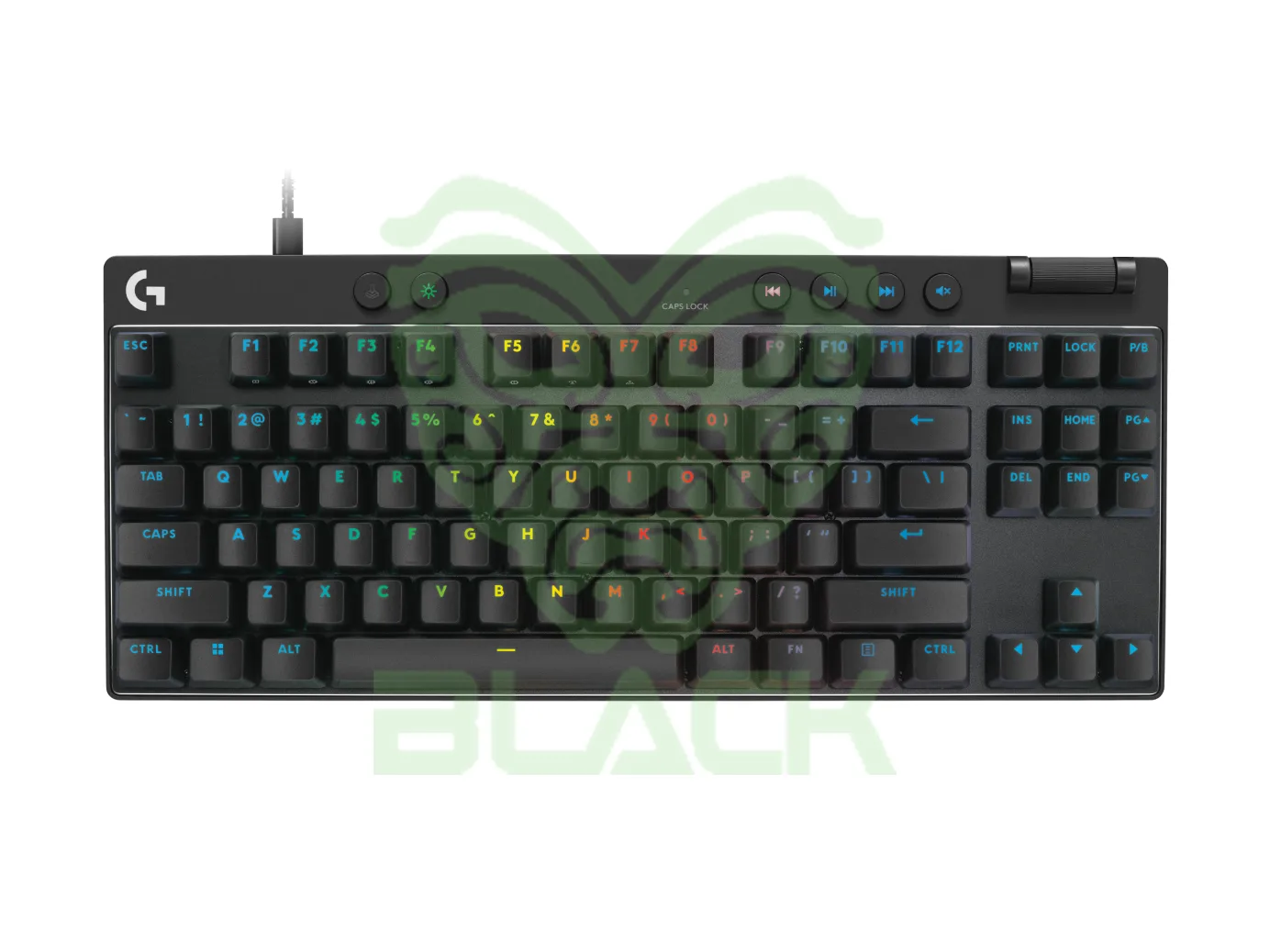 Teclado Logitech Pro X Tkl Rapid Black USB