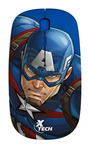 MOUSE CAPITAN AMERICA X-TECH INALAMBRICO