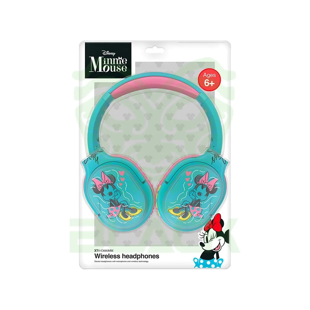 Auriculares Minnie Mouse X-tech Inalambrico +mic