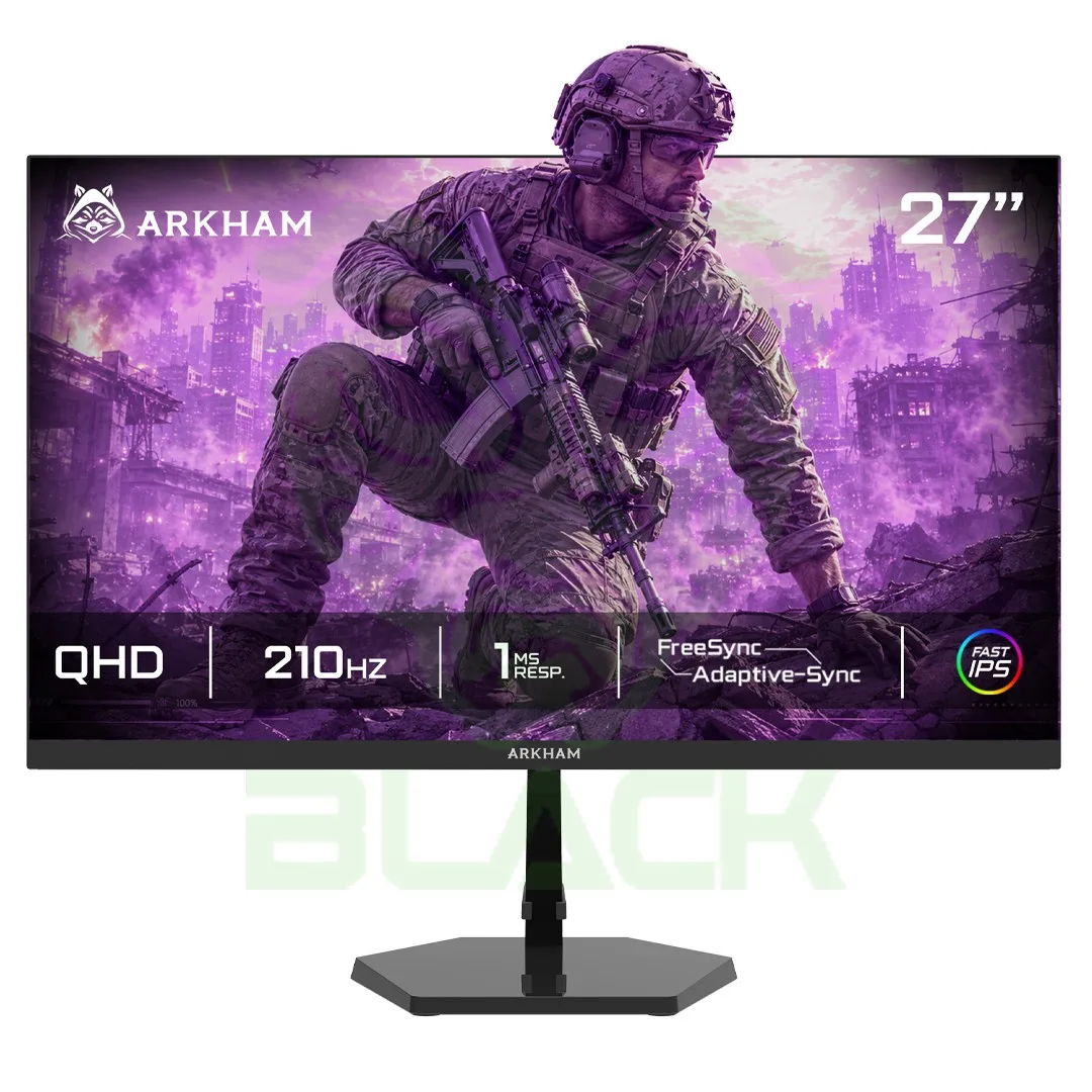 Monitor 27" Arkham 210hz Fast Ips Qhd 1ms HDMI/DP