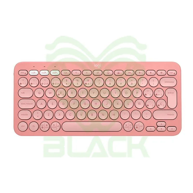 Teclado Logitech Pebble Keys 2 K380S Rose
