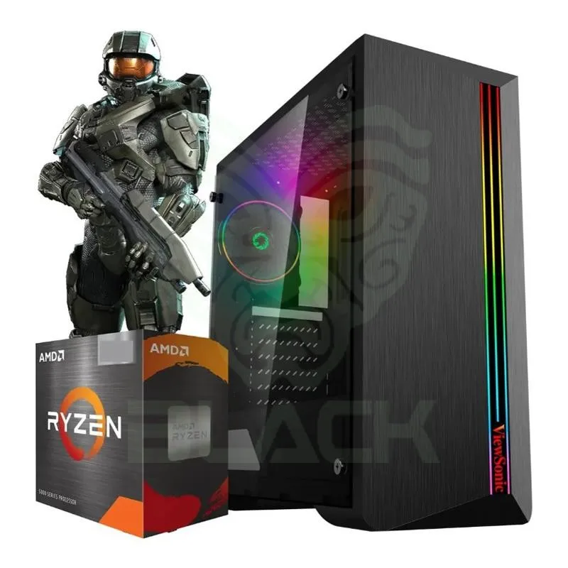 PC GAMER AMD RYZEN 7 4750G / A520M / DDR4 16GB / SSD 480GB / GAB SHINE RGB