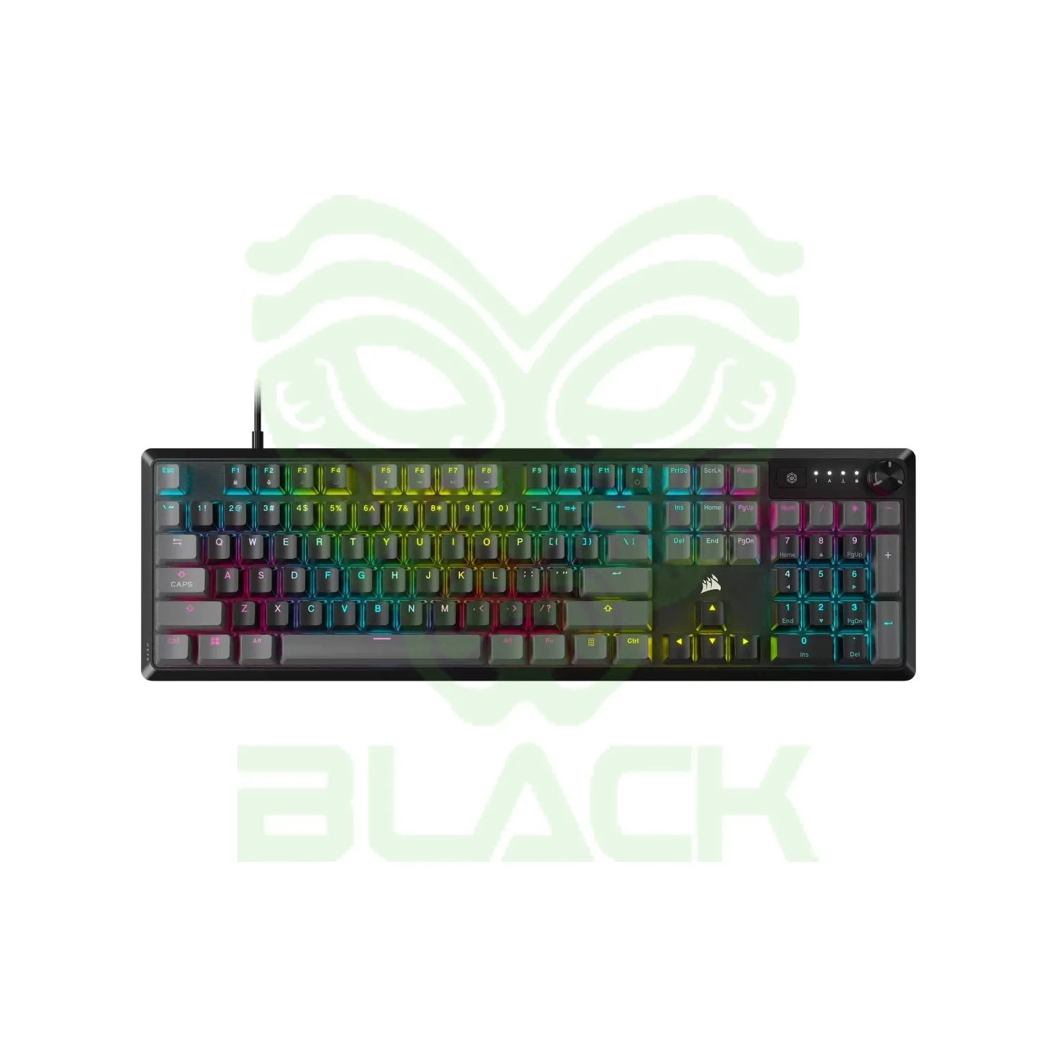 TECLADO MECÁNICO CORSAIR K70 CORE RGB USB GRIS EN
