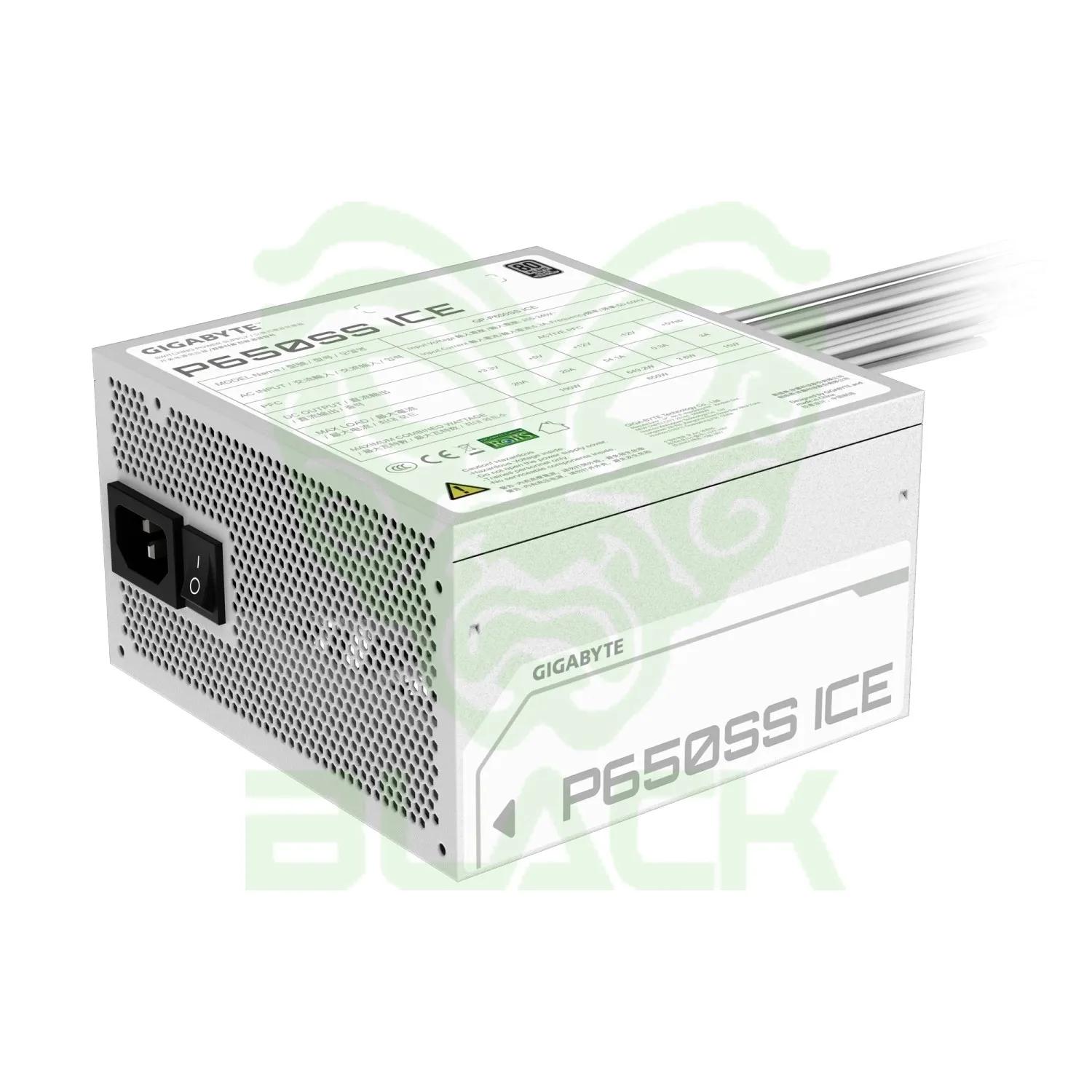 FUENTE 650W GIGABYTE P650SS 80+ SILVER BLANCA
