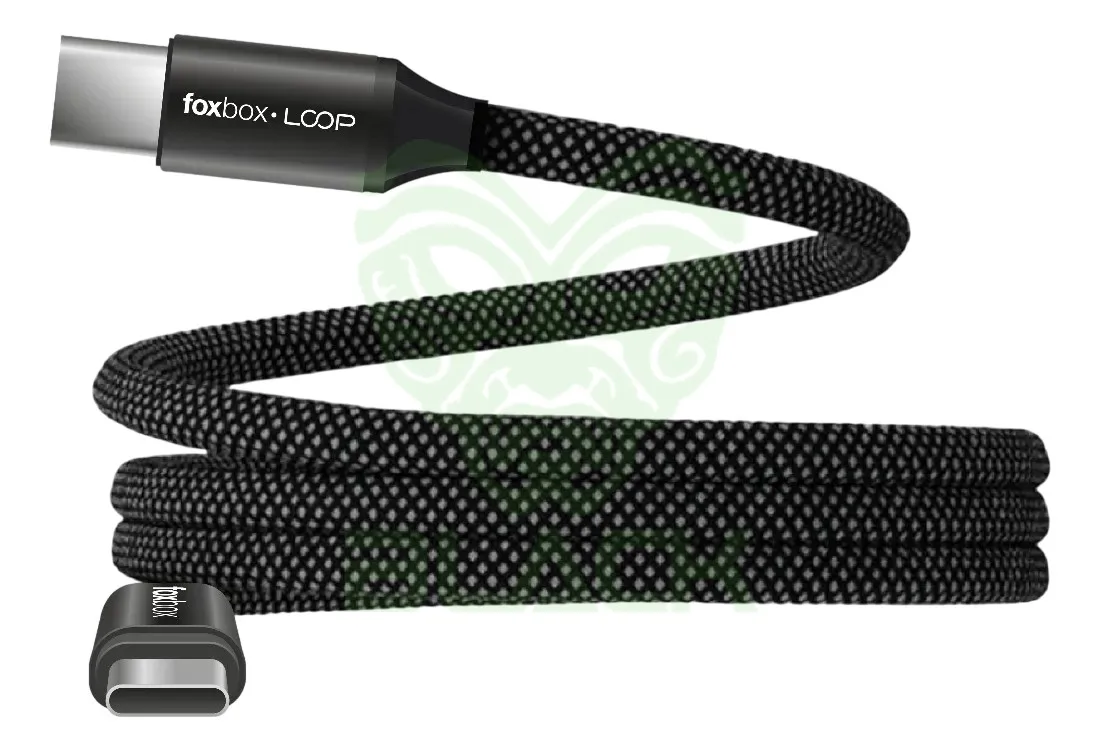 Cable Foxbox Magnetico Foxbox Loop Type C A Type C 60w Negro